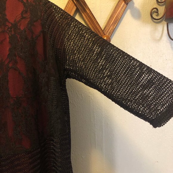 MODLAND PARIS BLACK EVENING CARDIGAN - Picture 7 of 9